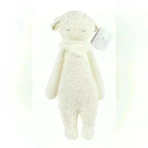 Poppy the Softie Sheep Crocheted 14” Plush by Bobi Craft. Hand-Crocheted
